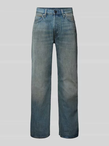 Jeansy o kroju regular fit z efektem znoszenia model ‘Contor G-star Raw niebieskie
