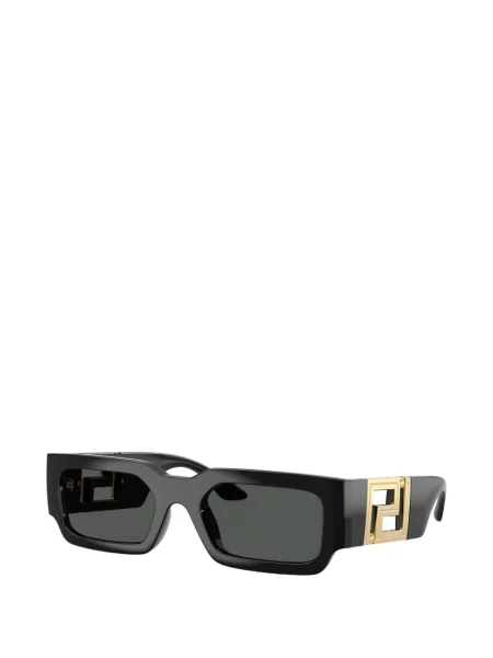 Čtvercové sluneční brýle Versace Eyewear s autogramem černé