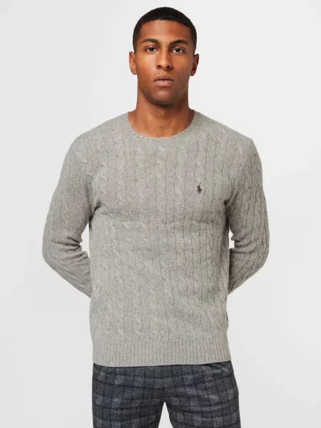 Pulover Polo Ralph Lauren de lână gri