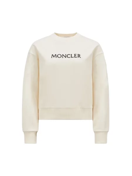 Bluza Moncler z logo biała
