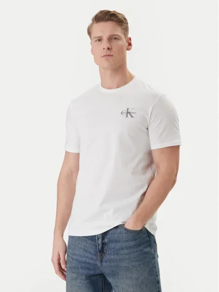 Тениска Calvin Klein Jeans бяло