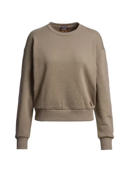 Hanorac crewneck Parajumpers cu decolteu rotund maro