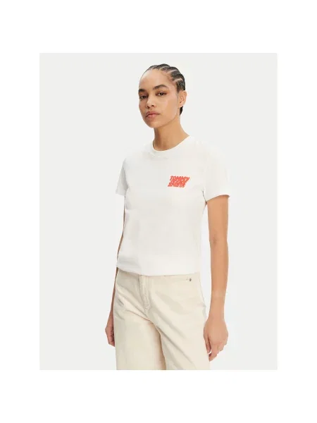 Tommy Jeans T-shirt Bubble bijela