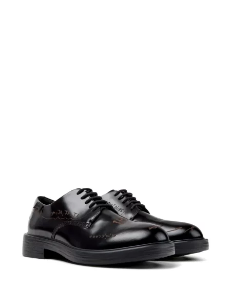 Pantofi loafer Camper din piele cu imagine negru