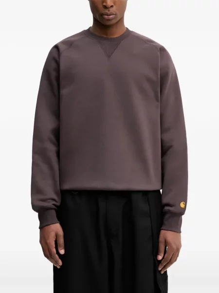 Hanorac Carhartt Wip cu broderie violet