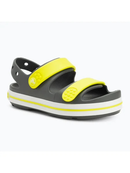 Crocs Crocband Cruiser Детски сандали slate grey/acidity сиво