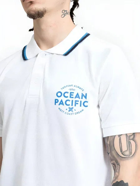 Поло Ocean Pacific белое