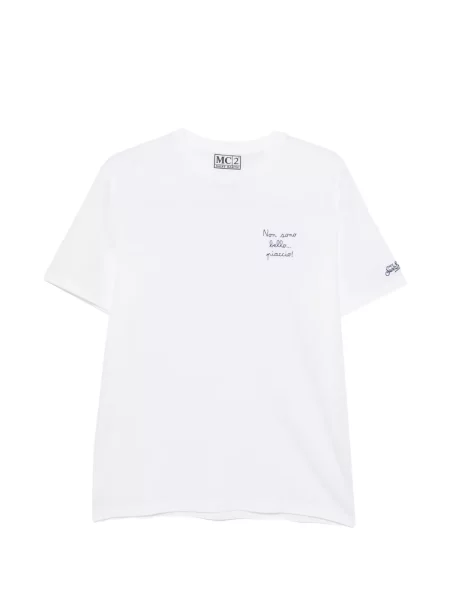 Tricou Mc2 Saint Barth cu broderie alb