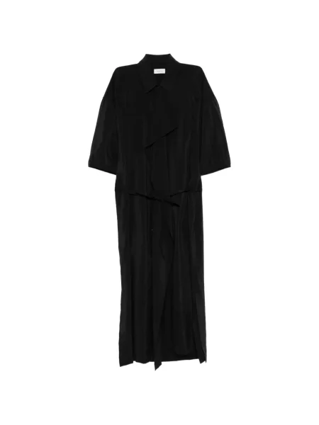 Rochie tip cămașă Lemaire de costum negru