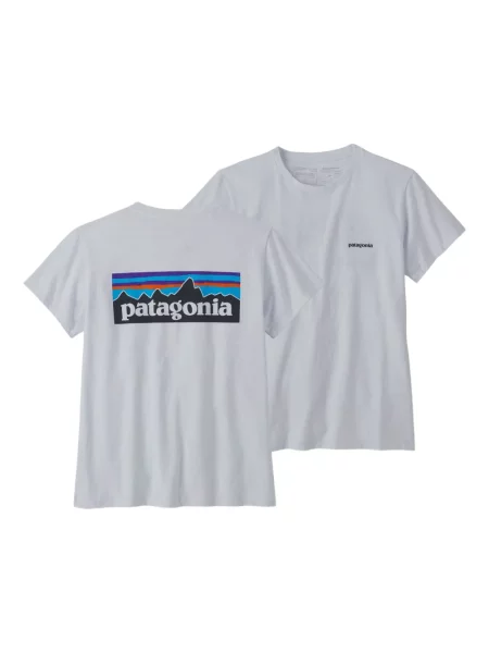 Tricou Patagonia cu imagine alb