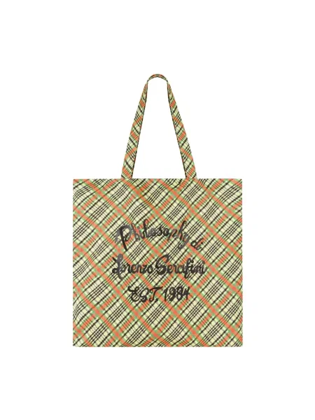 Wielobarwność torebka Philosophy Di Lorenzo Serafini z nadrukiem żółta