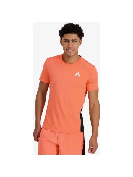 Koszulka Le Coq Sportif Training Sport n1 krótki rękaw S pomarańczowa