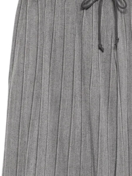 Pantaloni Y's cu dungi gri