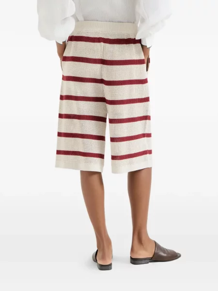 Bermudy Brunello Cucinelli w paski