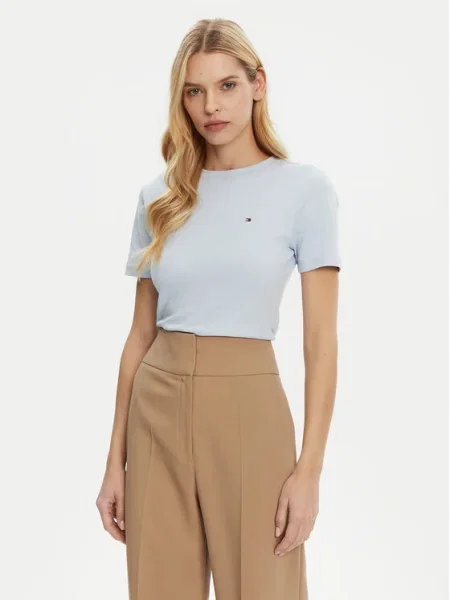 Tommy Hilfiger Tricou New Cody celest albastru