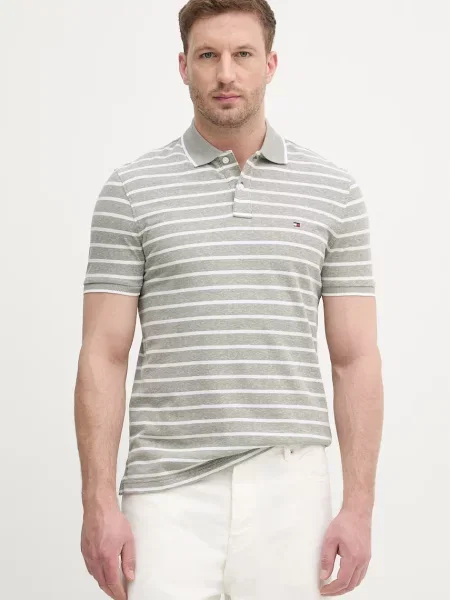 Tricou polo Tommy Hilfiger de in verde