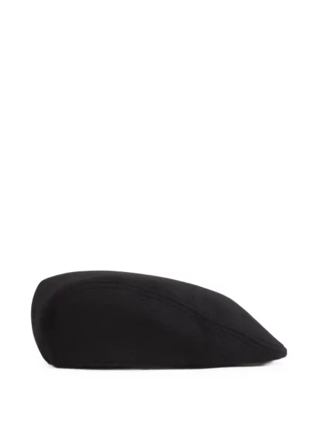 Căciulă Jacquemus cu broderie fără toc negru