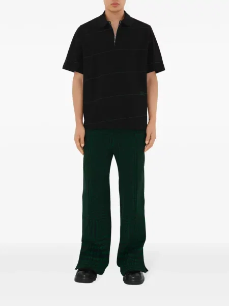 Polo Burberry με κέντημα μαύρο