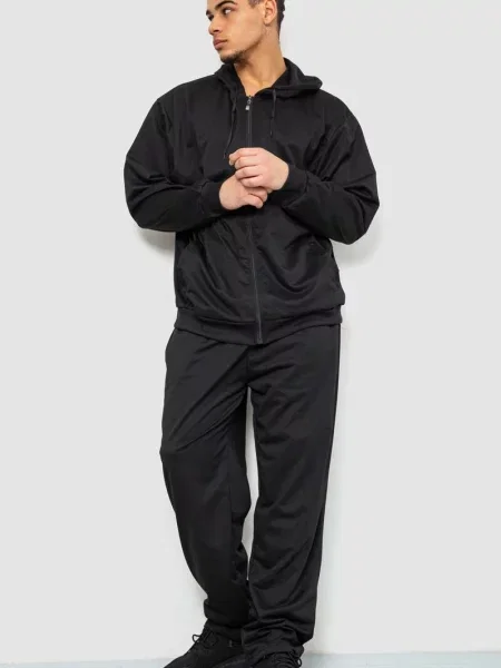 Костюмный спортивный костюм Ager черный