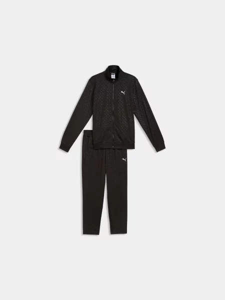 Спортивний костюм PUMA Embossed Poly Suit комбінований верх чорний