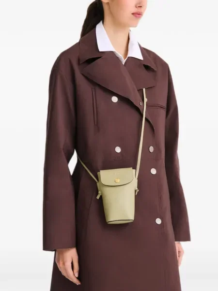 Geantă Longchamp din piele verde