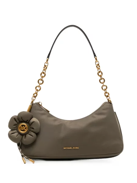 Colier Michael Kors cu model floral cu aplicații verde