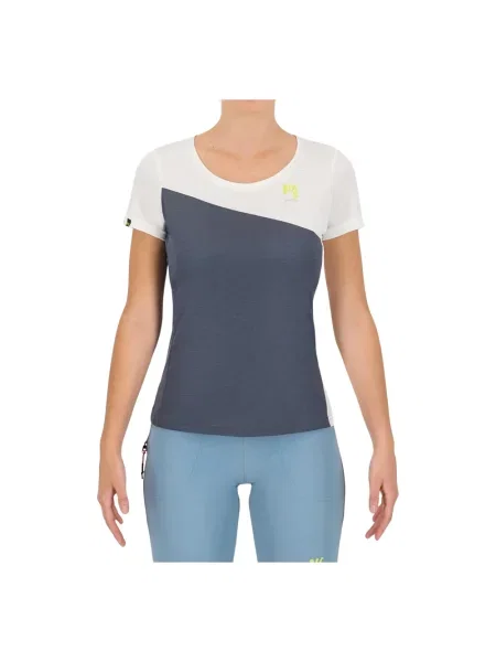 Wielobarwność koszulka Karpos z dżerseju niebieska