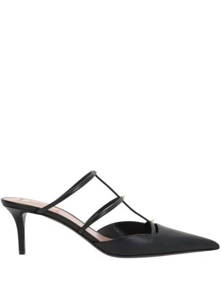 Papuci tip mules Valentino Garavani negru