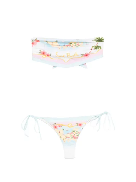 Bikini Mc2 Saint Barth nyomtatás kék