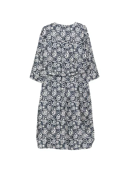 Raštuota midi suknelė 's Max Mara mėlyna