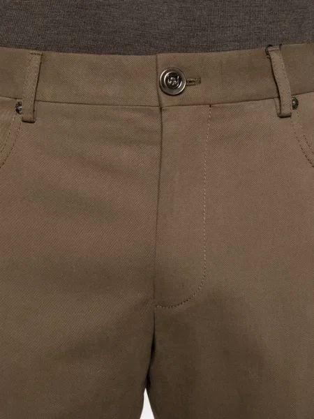Pantaloni Corneliani cu 5 buzunare maro