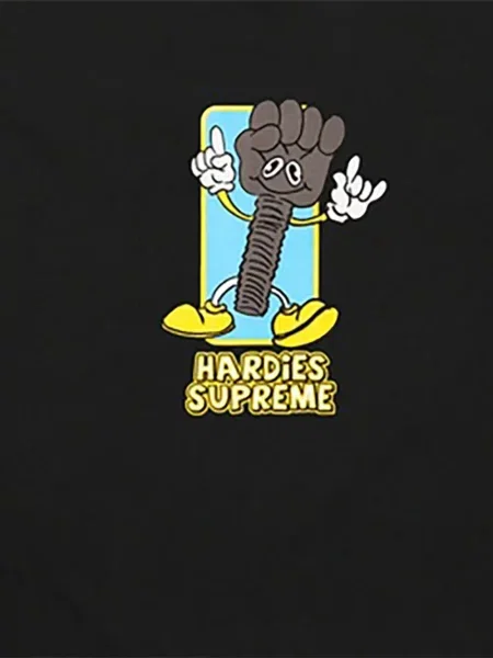 Tricou Supreme cu imagine negru