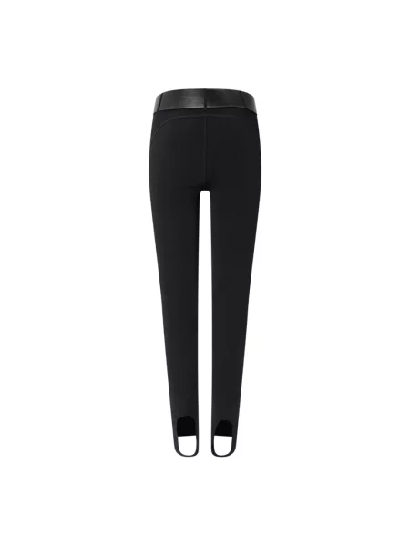 Legginsy Self-portrait czarne