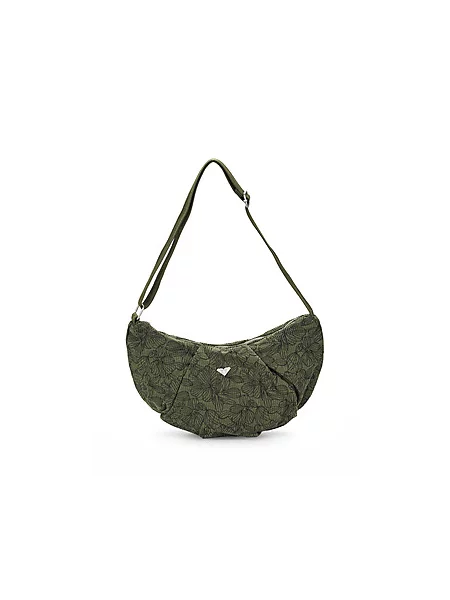 Crossbody torbica Roxy s potiskom zelena