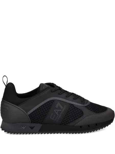 Sneakerși Ea7 Emporio Armani plasă negru
