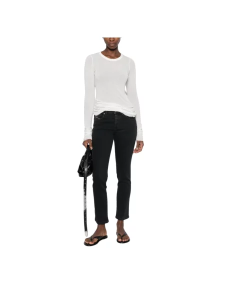 Jeansy straight leg Diesel czarne