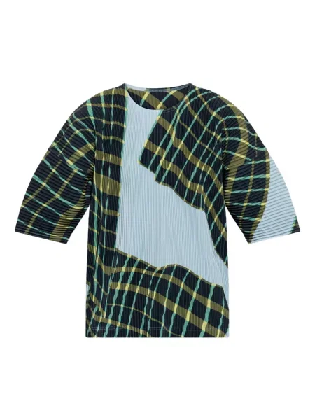 Tričko Homme Plissé Issey Miyake modré
