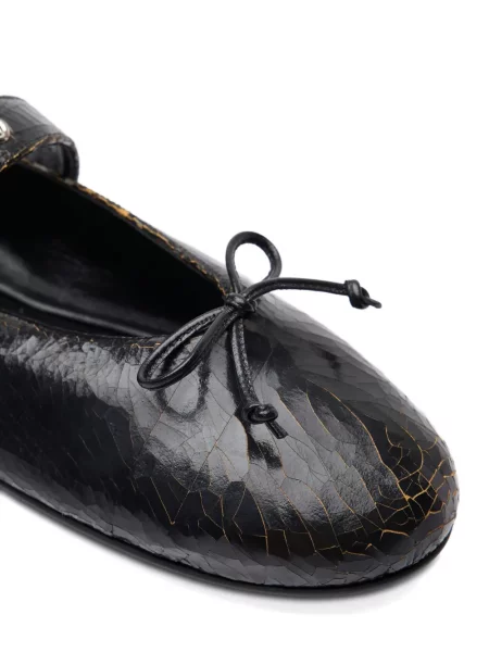 Balerini Miu Miu din piele negru