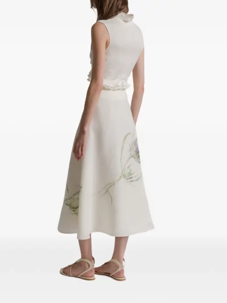 Virágos midi szoknya Alberta Ferretti