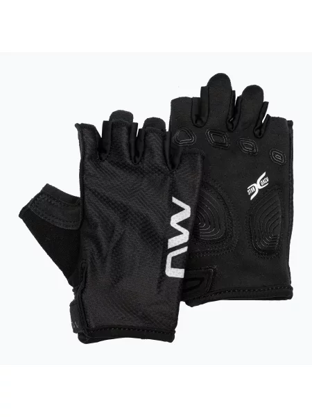 Cyklistické rukavice Northwave Active Short Finger black černé