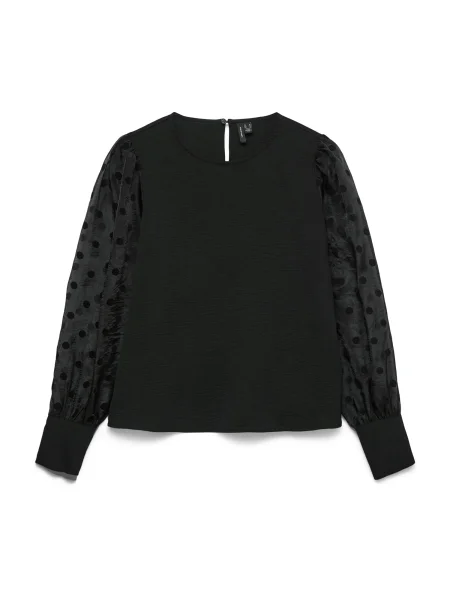 VERO MODA Bluză VMALVA' negru