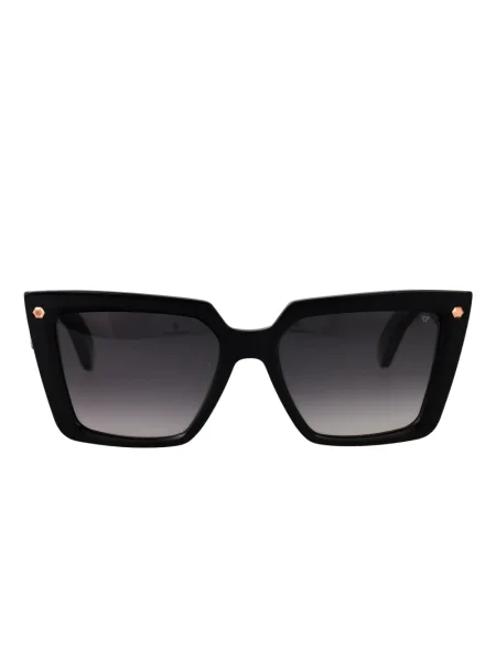 Ochelari de soare Philipp Plein Eyewear cu imprimeu geometric negru