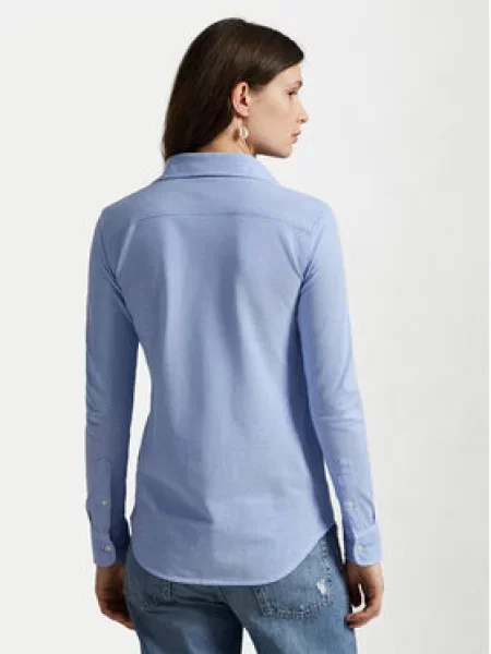 Polo Ralph Lauren Blúzka HEIDI svetlomodrá modrá