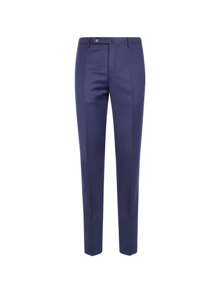 Pantaloni Incotex de lână albastru