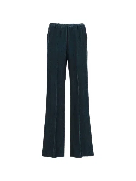 Pantaloni Forte_forte de catifea verde