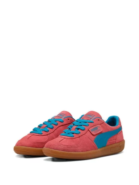 Sneakerși Puma Suede din piele de căprioară roșu