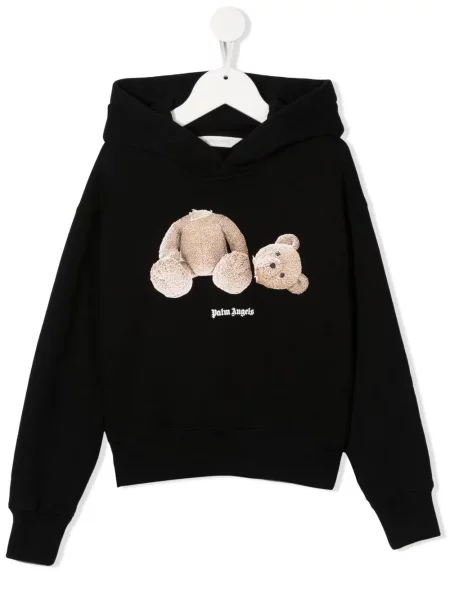 Bluza z kapturem dziecięca Palm Angels czarna