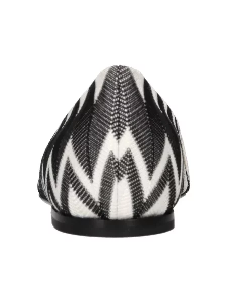 Balerinki Missoni skórzane