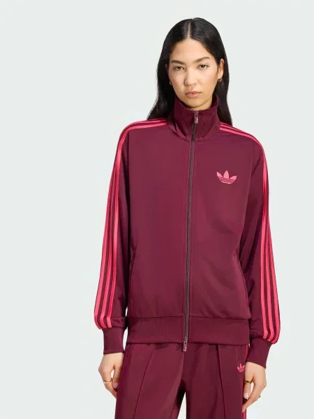Кофта adidas бордовий комбінований верх