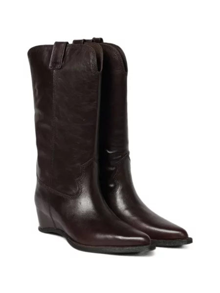 Botine Paloma Barcelo din piele roșu